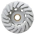 Ox Tools Ultimate Spiral Cup Wheel 4” 18 Segments - 7/8” - 5/8” Bore OX-UPSC18-4